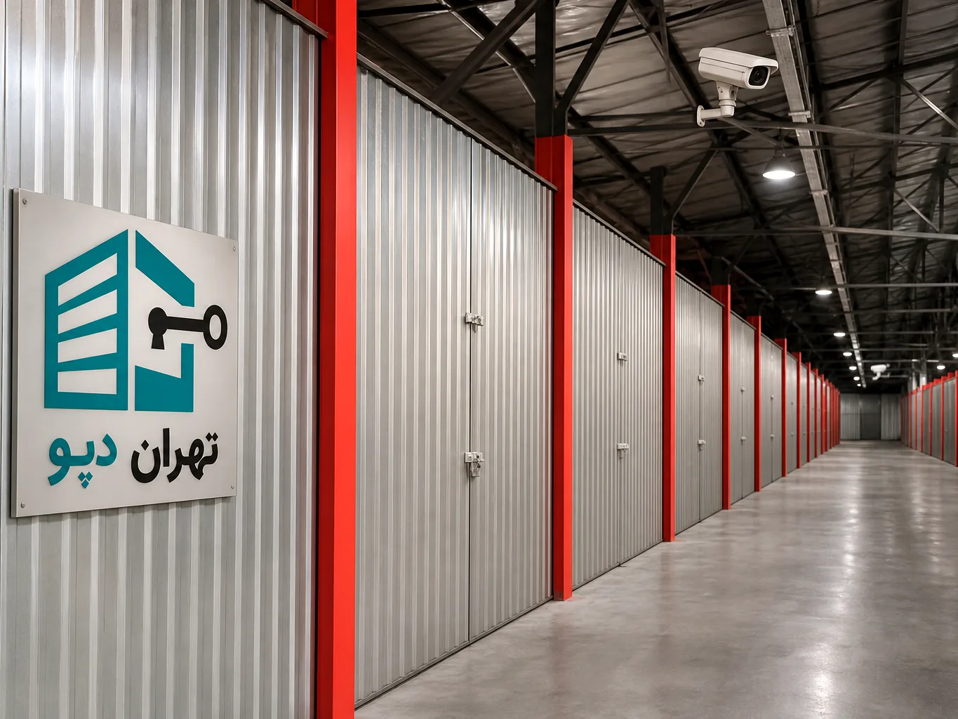 سیستم نظارتی و دوربین مداربسته ۲۴ ساعته انبار تهران دپو
